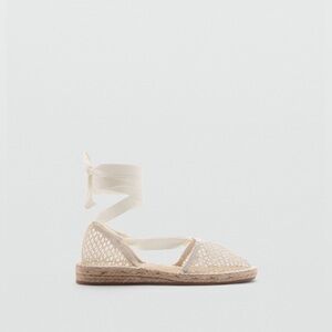 MANGO Espadrille Flats NWT.
